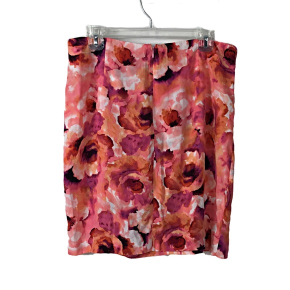 Anne Klein Floral Skirt Size 10 - Picture 3 of 3